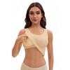 INSPIRE CHIC Women's Wide Strap Built-In Padded Bras Casual Tank Camisoles - 4 of 4
