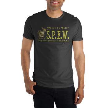 Harry Potter Hermoine Granger's S.P.E.W. Women's Black Tee T-Shirt Shirt