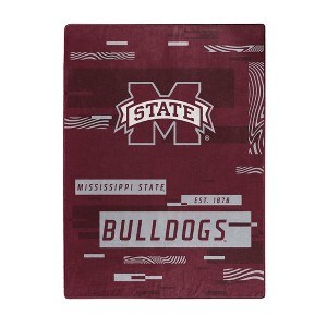NCAA Mississippi State Bulldogs Digitized 60 x 80 Raschel Throw Blanket - 1 of 4