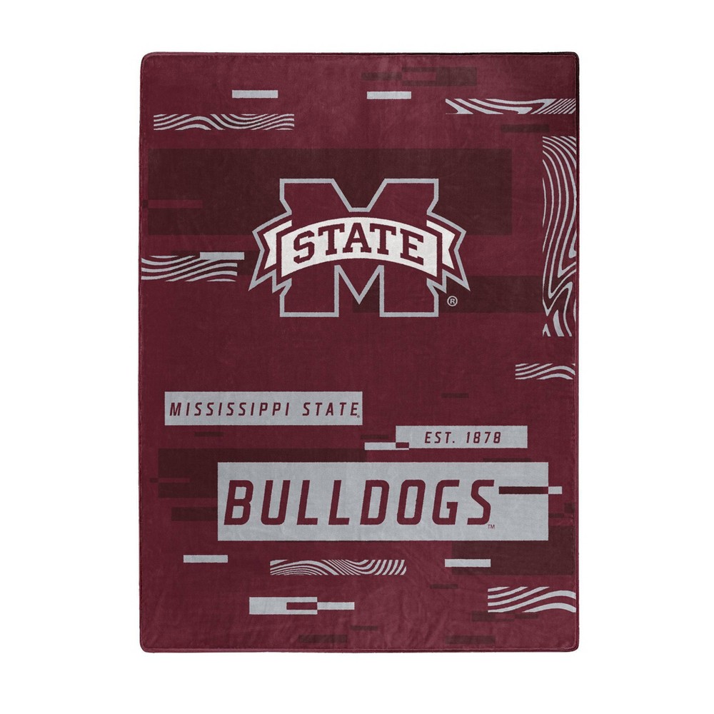 Photos - Duvet NCAA Mississippi State Bulldogs Digitized 60 x 80 Raschel Throw Blanket