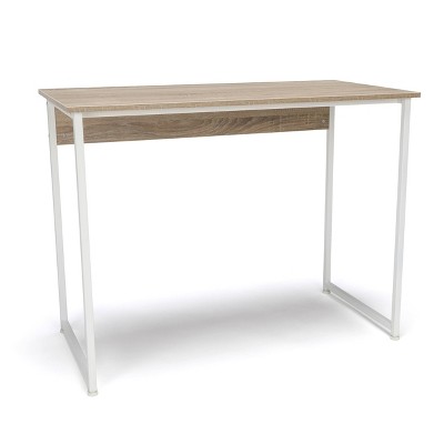 desk with metal legs