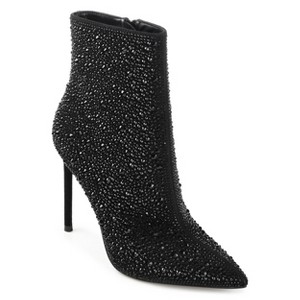 Journee Collection Womens Alexis Pointed Toe Stiletto Ankle Booties - 1 of 4