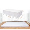 Cheer Collection 4" Tri-Fold Mattress with Soft Rayon from Bamboo Washable Cover - 2 of 4