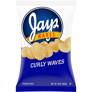 Jays Potato Chips Curly Waves - 10oz - 1 of 4