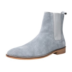 Santimon Mens Suede Chelsea Boots Casual Formal Dress Ankle Boots - 1 of 4