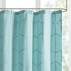 LunaLulinlk Printed Metallic Shower Curtain - 3 of 4