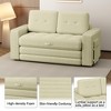 Bosmiller Pull Out Loveseat Boneless Couch,Sleeper Sofa, Folding Couch Bed with Pillow for Living Room Bedroom - 4 of 4