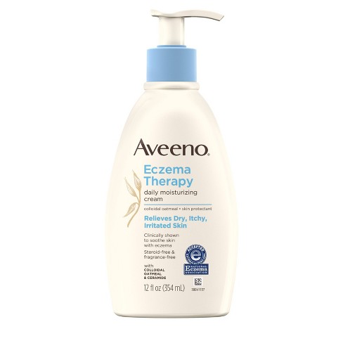 Aveeno Eczema Therapy Daily Moisturizing Cream with Oatmeal- 12 fl oz - image 1 of 4