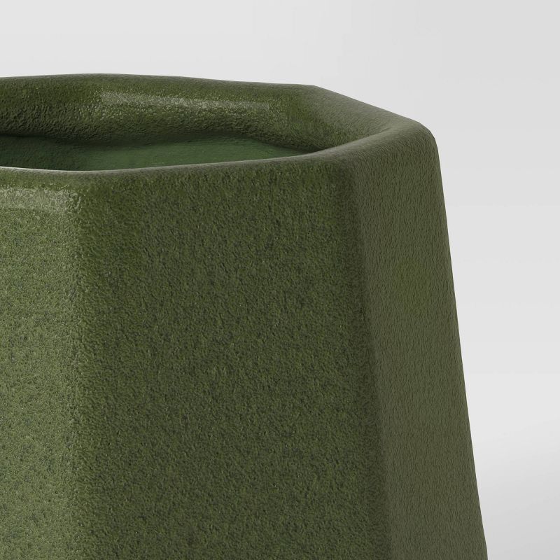 Geared Geometric Ceramic Indoor Outdoor Planter Pot - Threshold™, 5 of 6