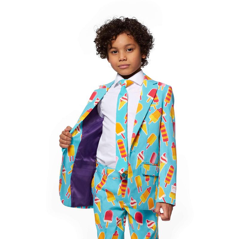 OppoSuits Printed Theme Party Boys Suits, 5 of 6