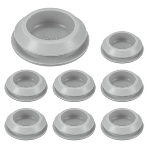 Unique Bargains Rubber Corrosion-Resistant Silicone Snap-in Locking Hole Plugs Gray - 1 of 4