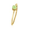 Pure Collection by Ross-Simons 0.20 Carat Peridot Ring in 14kt Yellow Gold Size 9 - 2 of 4