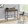 Monarch Specialties Computer Desk Home Office Standing Storage Shelves 48InchL Work Laptop Metal Laminate Brown Black Contemporary Modern - 4 of 4