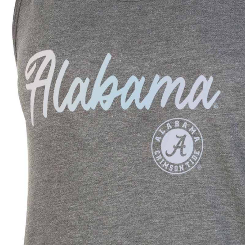 NCAA Alabama Crimson Tide Women's Gray Tank Top, 3 of 4