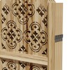 Spassway Rustic Folding Wood Room Divider Vintage Freestand Privacy Screen for Room Seperation Living Room Bedroom Office Room - 4 of 4
