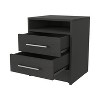 NicBex Nightstand with 2 Drawers,Modern Bedside Table with Wood Frame and Pulls,Side Table for Bedroom,Living Room - 4 of 4