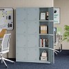 Mlezan 71" Metal Locker: Steel Storage for Bedroom, Gym, School, Office, or Garage.Ideal for Employee or Personal Use. - 2 of 4
