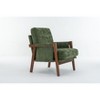 Okak Mid-Century Style Ergonomic Lounge Armchair with Soft Waist Cushion,Reading Leisure Chair for Living Rooms,Relaxation Areas - 2 of 4