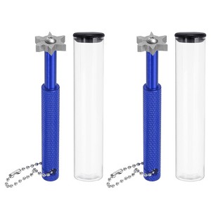 Unique Bargains Portable Alloy Steel High Hardness Ergonomic Design Golf Club Groove Sharpener 2 Pcs - 1 of 4