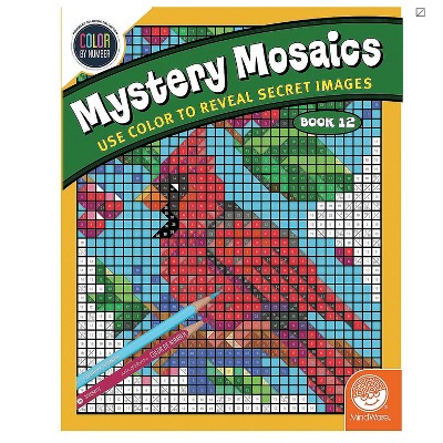 MindWare Color By Number Mystery Mosaics: Book 12 - Coloring Books
