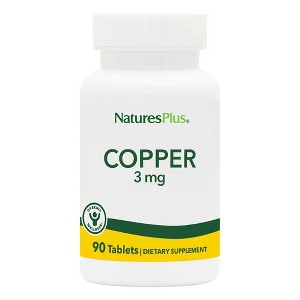 Copper 3 mg by Nature's Plus  -  90 Tablet - 1 of 3
