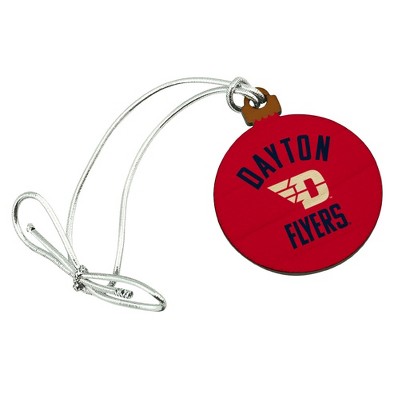 University of Dayton Official Logo Mini Small Tiny Wood Christmas Tree Holiday Ornament