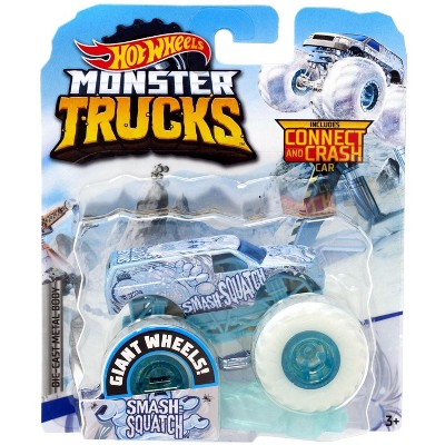 hot wheels monster trucks connect and crash