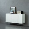 NicBex Buffet Cabinet with Storage, 4-Door Sideboard Cabinet with Adjustable Shelf for Kitchen,Dining Room,Hallway - 4 of 4