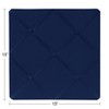 Sweet Jojo Designs Boy or Girl Gender Neutral Unisex Fabric Photo Memo Board Solid Blue - 3 of 3