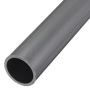 Unique Bargains High Impact Water Plumb Cable Sleeve PVC Rigid Round Pipes 20" Length - 1 of 4