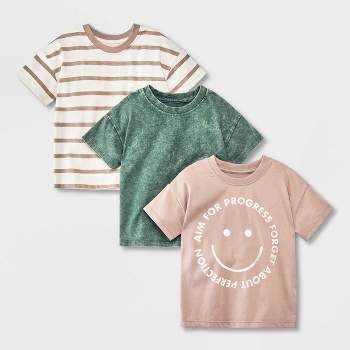 Grayson Mini Toddler Boys' 3pk Short Sleeve Jersey T-Shirt
