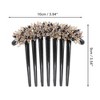 Unique Bargains Women's Crystal Bud Side Comb 1 Pc - 2 of 4