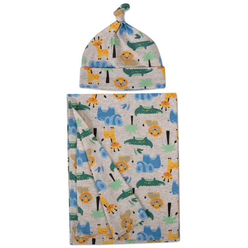 Baby Essentials Swaddle Blanket and Cap, 2 of 4