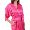 Women's Classic Satin Robe - 3 of 3