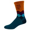 Crazy Dog T-Shirts Women's I Came I Saw I Forgot What I Was Doing Socks Funny Introvert Sarcastic Graphic Novelty Footwear - 3 of 4