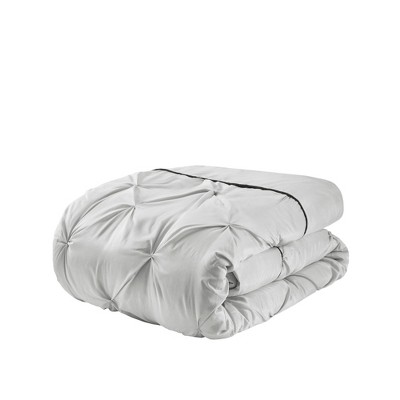 Joella Gray Microfiber Queen 24-Piece Bedding Set