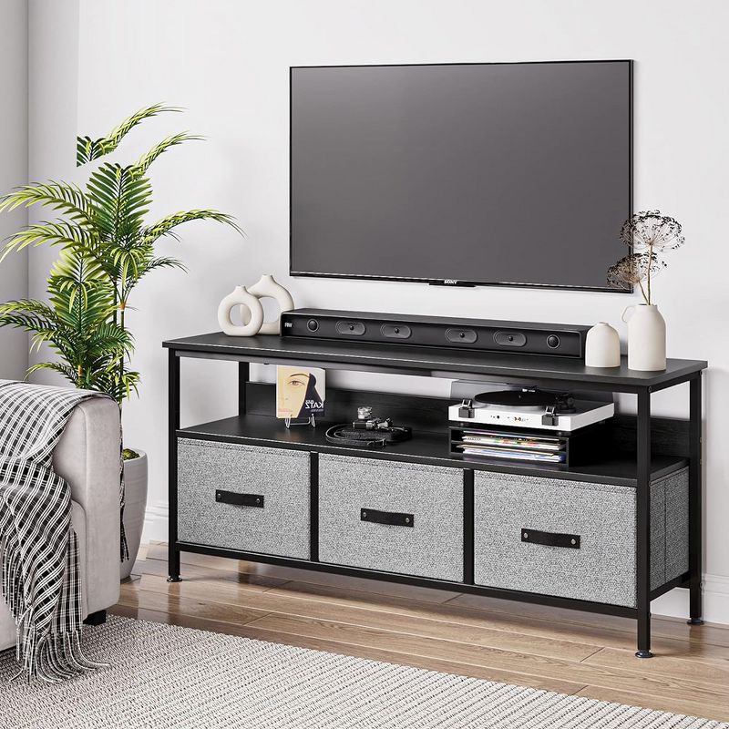 Whizmax Dresser TV Stand, Entertainment Center with Storage, 55 Inch TV Stand for Bedroom Small TV Stand Dresser with Drawers for Living Room, 3 of 9