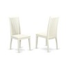 HomeStock Coastal Cool Dining Chair with Slatted Back - 3 of 3