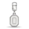 Black Bow Jewelry Sterling Silver Ohio State Buckeyes NCAA Bead Charm - 2 of 4