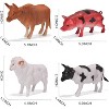 TEMI 12-Pack Large Farm Animal Toys, Realistic Plastic Figures for Educational Play with Toddlers and Kids Ages 1-5 - 3 of 4