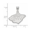 Black Bow Jewelry 14k White Gold Minnesota Wild NHL Medium Pendant - 2 of 3