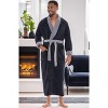 ADR Men's Ultra Plush Fleece Robe, Big and Tall Bathrobe - 2 of 3