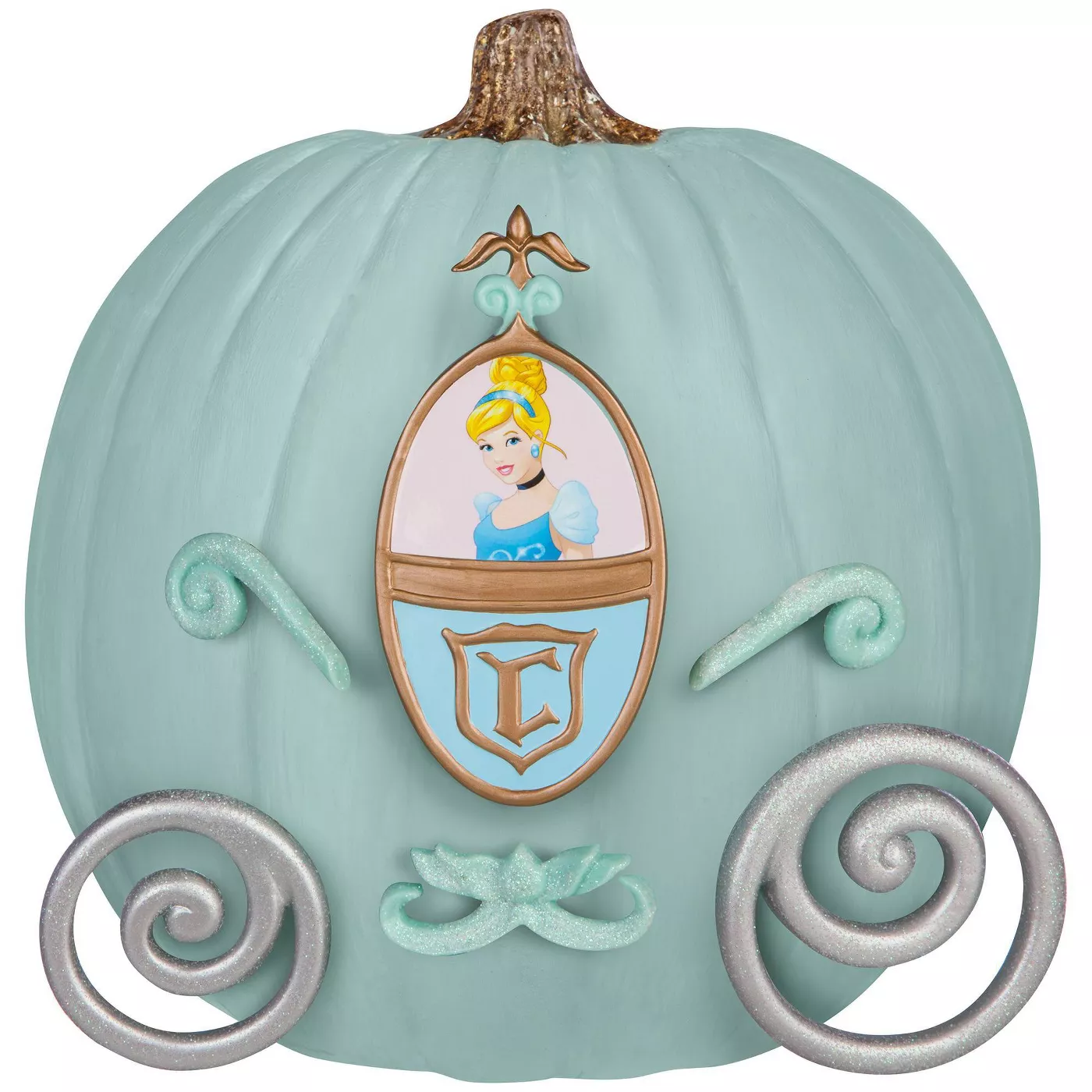 Disney Cinderella 8pc Halloween Pumpkin Push-In Decorating Kit - image 1 of 3