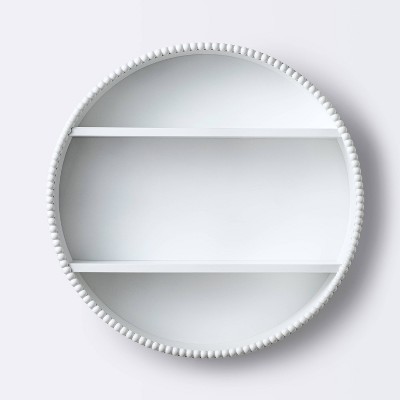 Round Decorative Wall Shelf With Beading White Cloud Island Target   GUEST Ab046783 De06 40dc Bc49 E989978175cd