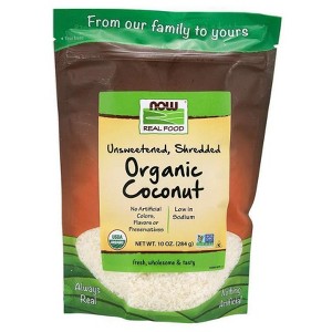 Coconut Organic Unsweetened by Now Foods  -  10 oz Bulk - 1 of 2