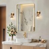 LNC Dendrophyllia Polished Gold and Clear Glass Modern/Contemporary  Vanity Lights, 1 Light/2 Light/3Light - 2 of 4