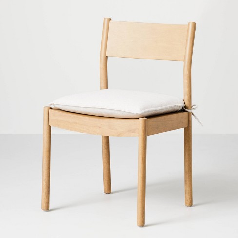 Wood Dining Chair with Cushion - Hearth & Hand™ with Magnolia - image 1 of 4