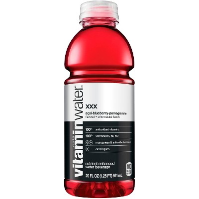 vitaminwater xxx açai- blueberry-pomegranate - 20 fl oz Bottle