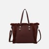 MKF Collection Liza Vegan Leather with faux fur Women’s Tote Bag by Mia K - 2 of 4