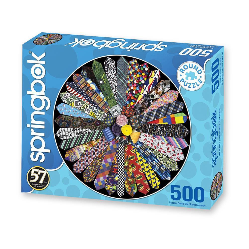Photos - Jigsaw Puzzle / Mosaic Springbok It's a Tie! Round Jigsaw Puzzle - 500pc 